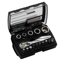 CRAFTSMAN® 16-Piece Mini Ratchet &amp; Socket Set - 1/4&quot; Drive Ratchet - £26.37 GBP
