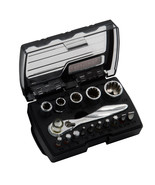 CRAFTSMAN® 16-Piece Mini Ratchet &amp; Socket Set - 1/4&quot; Drive Ratchet - £25.88 GBP