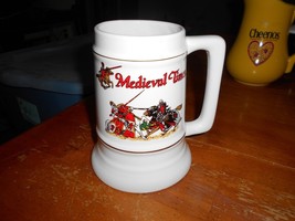 Medieval Times Joust Knights Tournament Mug Shanty Ceramic Beer Stein - $373.69 MXN