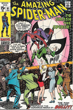 the Amazing Spider-Man Comic Book #91, Marvel Comics 1970 VERY FINE+ - £65.85 GBP