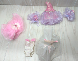 Barbie Dance Magic dress and Vtg Lucky Fashion Corner Dress set mixed lot - $20.78