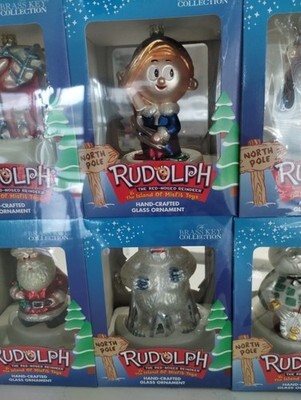 Rudolph The Red Nosed Reindeer Brass Key Collection Christmas Ornaments New Item image 10