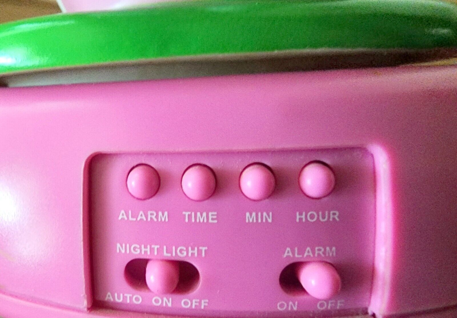 Sanrio Hello Kitty Digital Alarm Clock Vintage Pink Flowers Tested and