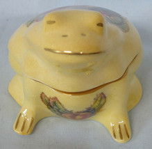 Aynsley Orchard Gold Covered Frog Box - £22.94 GBP