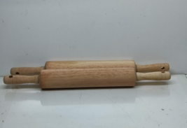 Lot of 2 Classic Wood Rolling Pin, 17 inch Natural Everyday Wood Rolling... - €12,64 EUR