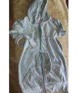 Juicy Couture Sweatshirt Zip Up Hoodie Gray! Size 7 - $82.04 CAD