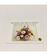 FTD florist flower 1983 calendar Helping you say it right movie photo prop  - €17,15 EUR