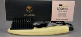 Calista GoGo Mini Detail Brush Compact Heat Styling Tool Yellow - $14.73