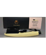 Calista GoGo Mini Detail Brush Compact Heat Styling Tool Yellow - $16.20 CAD