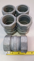 Lot of 5 NEER TC-615, EMT Compression Conduit Couplings 1-1/2" - $9.49