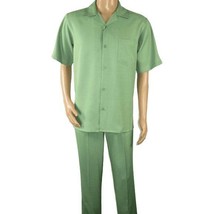 Men MONTIQUE 2pc Walking Leisure Suit Matching Set Short Sleeves 696 App... - €68,47 EUR