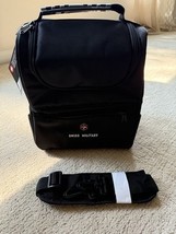 SWISS Military Insulated Cooler Lunch Box Bag Black New w Tags - $22.49