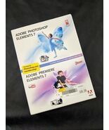 Adobe Photoshop Elements 7 Premiere Complete 2 Disk CD Rom Software NEW - $1,338.49 MXN