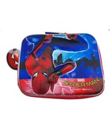 Marvel Spiderman Glowing 3-D Lunch Box W/ Long Strap For Boys | Kids Lun... - £5.34 GBP