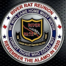 Remember The Alamo Rrva Rmo River Rat 2&quot; Challenge Coin - £22.39 GBP