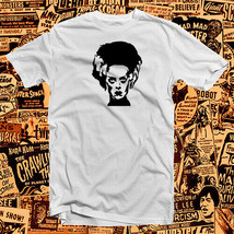 Bride of Frankenstein COTTON T-Shirt Classic Monster Movie Wolfman Dracula - £14.34 GBP+