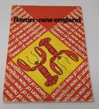 Vintage 1974 DELTA AIR LINES Flavors of New England Cookbook Pamphlet Re... - $11.88