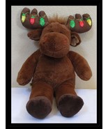 Build A Bear Workshop Plush Reindeer 18&quot; Bulbs on Antlers Non Working Li... - $272.68 MXN