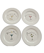 Set of 4 8&quot; Pottery Barn Martini Cocktail Drinks Appetizer Salad Dessert... - $349.34 MXN