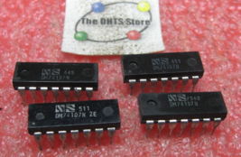 DM74107N National Semiconductor Dual Flip-Flop IC TTL Plastic 74107 - NOS Qty 4 - £5.30 GBP