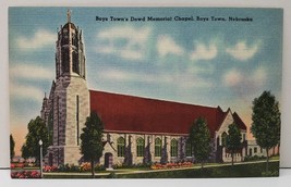 Boys Town Nebraska, Boys Town&#39;s Dowd Memorial Chapel Postcard C10 - £3.20 GBP