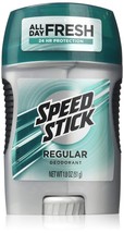 Speed Stick Deodorant Regular 1.8 oz (Pack of 6) - £35.03 GBP