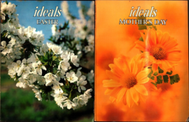 Lot of 2 Vintage Ideals Magazines, Easter &amp; Mothers Day ,Nostalgia - £14.78 GBP