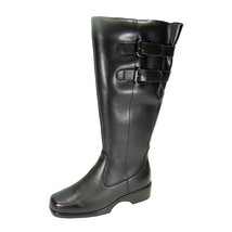 PEERAGE Hayden Women Wide Width Wide Calf Leather Boots with Zipper/Inne... - $159.95