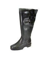 PEERAGE Hayden Women Wide Width Wide Calf Leather Boots with Zipper/Inne... - $159.95