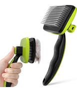 Self-Cleaning Slicker Brush for Dogs, Cats, Lightweight Dog Brush for Sh... - $14.54