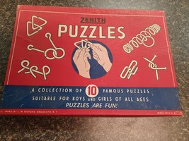 Vintage 1950s Zenith Magic Puzzles Box Set With Instructions - $29.69