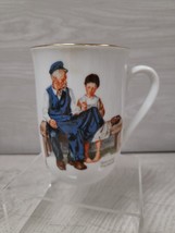 Norman Rockwell Museum &quot;The Lighthouse Keeper&#39;s Daughter&quot; Mug Cup 1982 - £3.53 GBP