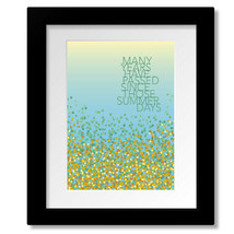 Fields of Gold by Sting - Song Lyric Inspired Music Art Print, Canvas or... - £14.56 GBP+