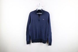 New Vineyard Vines Mens Small Wool Blend Thermal Knit Half Zip Pullover Sweater - £54.47 GBP