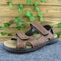 Dockers  Men Sport Sandals Brown Synthetic Hook &amp; Loop Size 10 Wide - $29.69