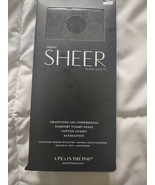 A Pea In The Pod Black/Gray Size D Sheer Tights Maternity-Brand New-SHIP... - $468.13 MXN