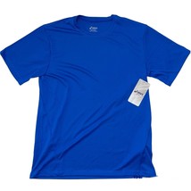 Asics Blue Core Running Short Sleeve Tee T-shirt Mens Small, MR1105-68 NWT - £10.17 GBP