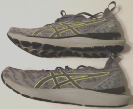 ASICS Gel-Cumulus 23 Running Shoes Mens 1011B015 Athletic Fitness Gray Yellow 13 - £46.13 GBP
