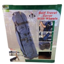 INGEAR Golf Bag Travel Cover with Wheels Navy Blue - £54.17 GBP