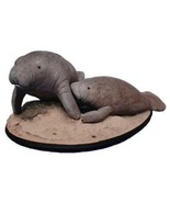 MANATEE and Calf 11 x 6 inch sculpture - $398.37 CAD