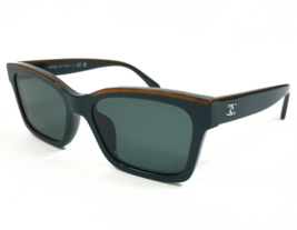 Chanel Sunglasses 5417-A c.1795/71 Green and Khaki Asian Fit w Dark Green Lenses - $346.49