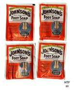 4 Packets Johnsons Foot Soap Powder Soak Discontinued 1 oz Each - $53.96