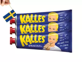 3 Tubes Kalles Kaviar, 300g (10.58 oz.), Swedish Kalles Kaviar Creamed S... - $20.76