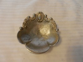 Small Silverplate Metal Clam Shell Ornate Design for Change or keys - £19.18 GBP