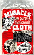 MIRACLE CLOTH Coconut Oil CLEAN &amp; POLISH metal brass silver chrome coppe... - £16.95 GBP
