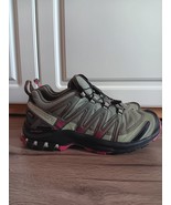 Salomon XA PRO 3D Trail Running Shoes, Pink And Grey, US Women's 8.5 Goretex - $39.60