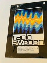 QSL card Ham Radio Happy Station program DXer postcard Sweden Stockholm 1969 vtg - £31.61 GBP