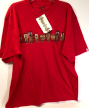 SPEEDO Vintage 90s Red Tiki Man Beach Summer Hawaiian Print T-Shirt L New - £16.19 GBP
