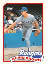 1989 Topps Traded #15T Kevin Brown Texas Rangers ⚾ - £0.71 GBP
