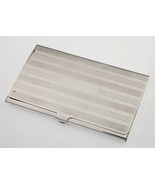 J.T. Inman Sterling Silver Business Card Case Nice Plaque for Engraving - $7,112.74 MXN
